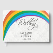 Rainbow Gay - Our Wedday - Guestbook Gastenboek (Voorkant)
