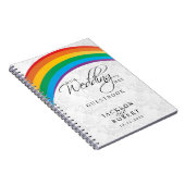 Rainbow Gay - Our Wedday - Guestbook Notitieboek (Rechterzijde)