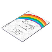 Rainbow Gay - Our Wedday - Guestbook Notitieboek (Linkerzijde)