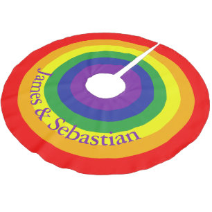 Rainbow Gay Pride Colorful Personalized Kerstboom Rok