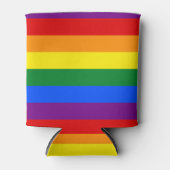 Rainbow Gay Pride Flag Blikjeskoeler (Voorkant)