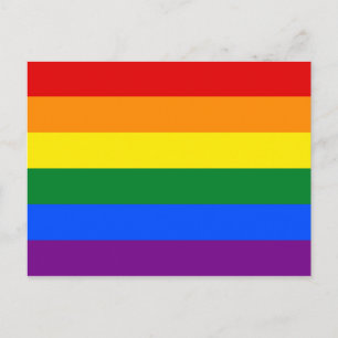 Rainbow Gay Pride Flag Briefkaart