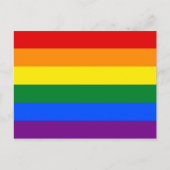 Rainbow Gay Pride Flag Briefkaart (Voorkant)