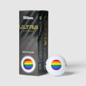 Rainbow Gay Pride Flag Golfballen (Verpakking)