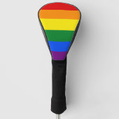 Rainbow Gay Pride Flag Golfheadcover (Voorkant)