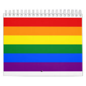 Rainbow Gay Pride Flag Kalender (Hoes)