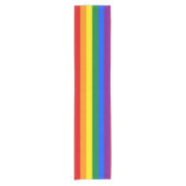 Rainbow Gay Pride Flag Korte Tafelloper (Voorkant)