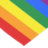 Rainbow Gay Pride Flag Korte Tafelloper (Hoek)