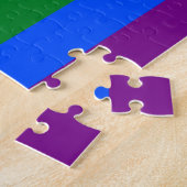 Rainbow Gay Pride Flag Legpuzzel (Zijkant)