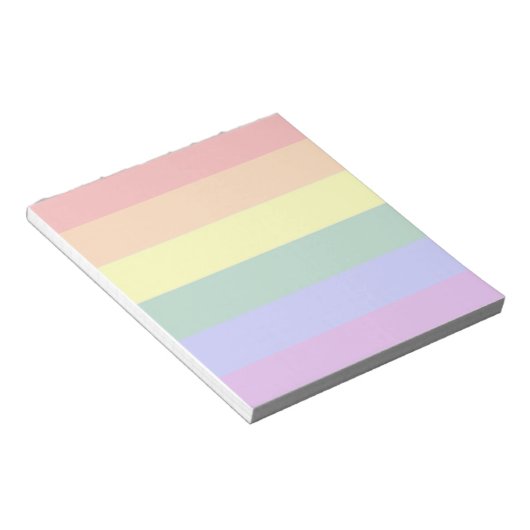 Rainbow Gay Pride Flag Notitieblok (Schuin)