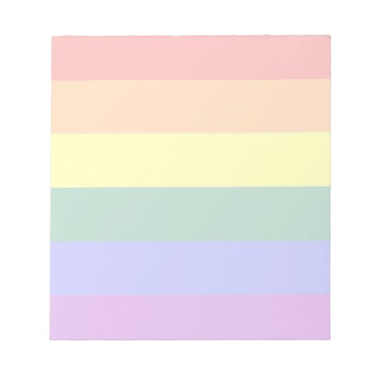 Rainbow Gay Pride Flag Notitieblok (Voorkant)