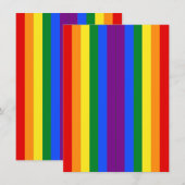 Rainbow Gay Pride Flag Pack van 2 Bladwijzer (Voorkant / Achterkant)