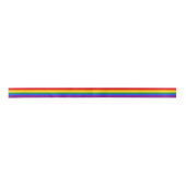 RAINBOW GAY PRIDE FLAG | RIBBON SATIJNEN LINT (Voorkant)