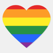RAINBOW GAY PRIDE FLAG | STICKER (Voorkant)