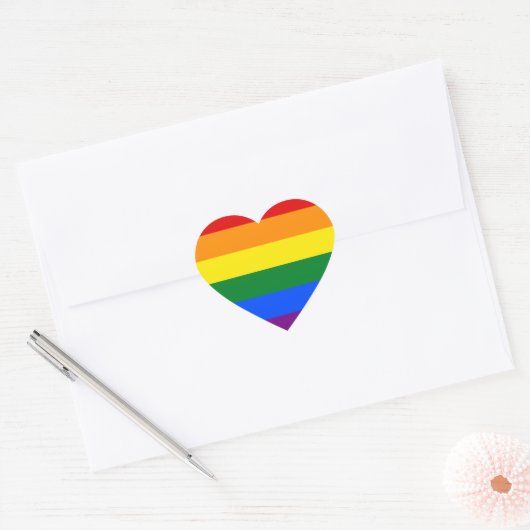 RAINBOW GAY PRIDE FLAG | STICKER (Envelop)
