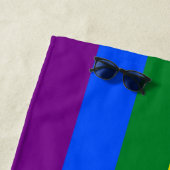 Rainbow Gay Pride Flag Strandlaken (In situ)