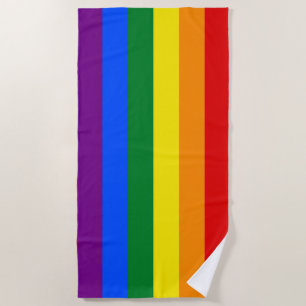 Rainbow Gay Pride Flag Strandlaken