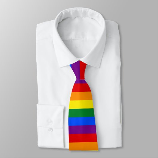 Rainbow Gay Pride Flag Stropdas (Gebonden)