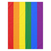 Rainbow Gay Pride Flag Tafelkleed (Voorkant)
