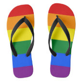 Rainbow Gay Pride Flag Teenslippers (Voetbed)
