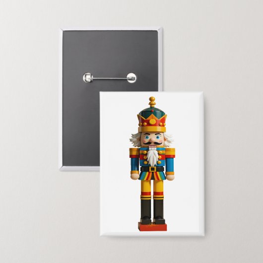 Rainbow Gay Pride Kerstnotenkraker Speelgoed Button (Voorkant / Achterkant)