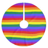 Rainbow Gay Pride Kleurrijk Kerstboom Rok (Voorkant)