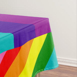 Rainbow Gay Pride LGBT Original 8 Stripes Flag Ban Tafelkleed