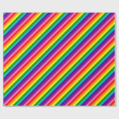 Rainbow Gay Pride LGBT Original 8 Stripes Flag Cadeaupapier (Vlak)