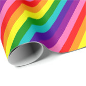 Rainbow Gay Pride LGBT Original 8 Stripes Flag Cadeaupapier (Rol Hoek)