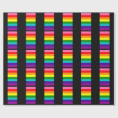 Rainbow Gay Pride LGBT Original 8 Stripes Flag Cadeaupapier (Vlak)