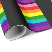 Rainbow Gay Pride LGBT Original 8 Stripes Flag Cadeaupapier (Rol Hoek)
