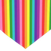 Rainbow Gay Pride LGBT Original 8 Stripes Flag Korte Tafelloper (Hoek)