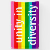 Rainbow Gay Pride LGBT Original 8 Stripes Flag Spandoek (Verticaal)
