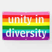 Rainbow Gay Pride LGBT Original 8 Stripes Flag Spandoek (Horizontaal)