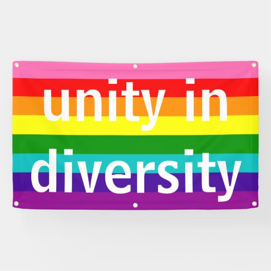 Rainbow Gay Pride LGBT Original 8 Stripes Flag Spandoek (Horizontaal)