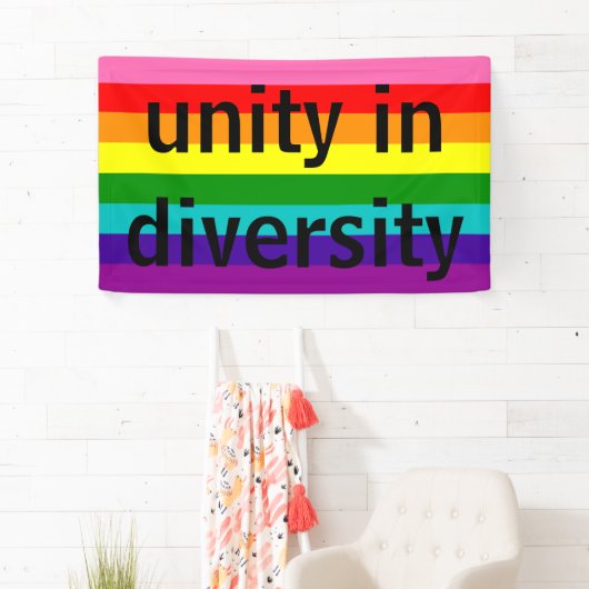 Rainbow Gay Pride LGBT Original 8 Stripes Flag Spandoek (Insitu)