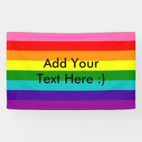 Rainbow Gay Pride LGBT Original 8 Stripes Flag