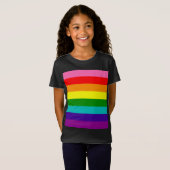 Rainbow Gay Pride LGBT Original 8 Stripes Flag T-shirt (Voorkant volledig)