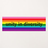 Rainbow Gay Pride LGBT Original 8 Stripes Voeg tek Yogamat (Voorkant (horizontaal))