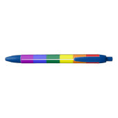 Rainbow Gay Pride LHBT gepersonaliseerd Zwarte Inkt Pen (Achterkant)
