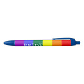 Rainbow Gay Pride LHBT gepersonaliseerd Zwarte Inkt Pen (Bovenkant)