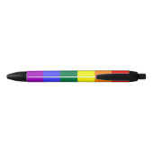 Rainbow Gay Pride LHBT gepersonaliseerd Zwarte Inkt Pen (Achterkant)