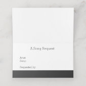 Rainbow Gay Pride Liefde Harten Song Aanvraag Plaatskaartje (Binnenkant ongevouwen)