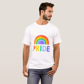 Rainbow Gay Pride Parade T-shirt (Voorkant volledig)