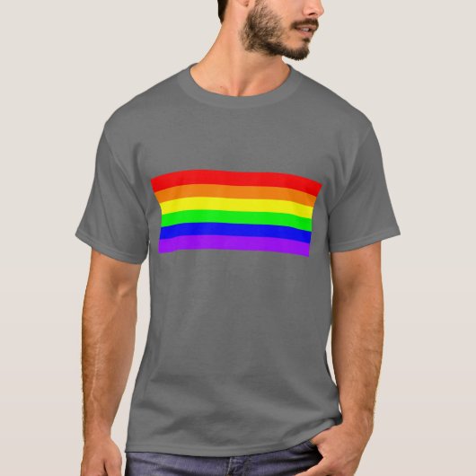 Rainbow gay Pride T-shirt (Voorkant)