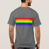 Rainbow gay Pride T-shirt (Achterkant)