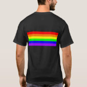 Rainbow gay Pride T-shirt (Achterkant)