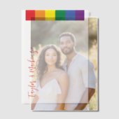 Rainbow Gay Trouwtekst Sjabloon (Offset (Koppel))