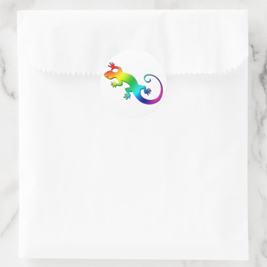 Rainbow Gecko Stickers (Tas)