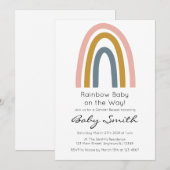 Rainbow Gender onthulling Uitnodiging (Voorkant / Achterkant)